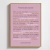 L'expressionist Poster - Paroles de mamie