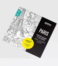 OMY Poster géant à colorier - Paris