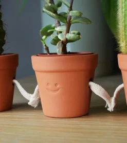 Pikkii Pots à succulentes qui se tiennent la main