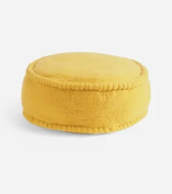 Aveva Pouf coloré en laine