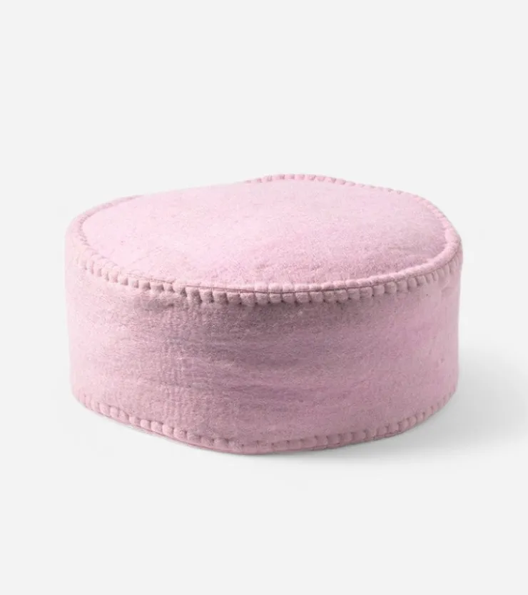 Aveva Pouf coloré en laine