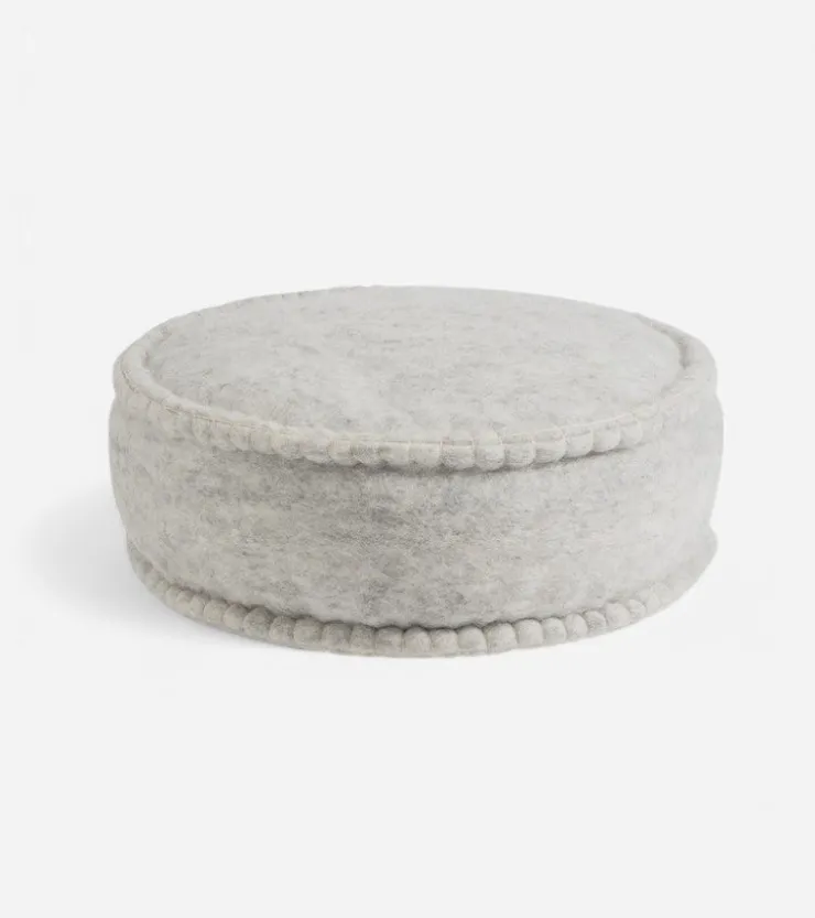 Aveva Pouf coloré en laine