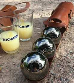 La Bouclée Sacoche de pétanque en cuir