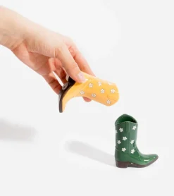DOIY Salière et poivrière botte de cowboy