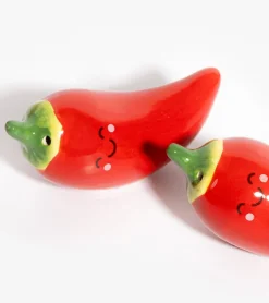 SASS AND BELL Salière et poivrière piment