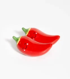 SASS AND BELL Salière et poivrière piment