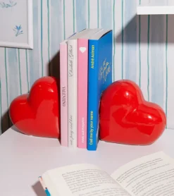 DOIY Serre-livres coeurs