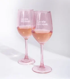 L'expressionist Set de deux verres - La vie en rosé