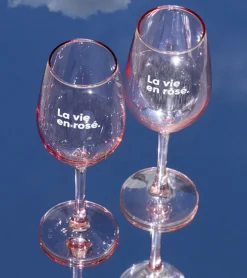 L'expressionist Set de deux verres - La vie en rosé