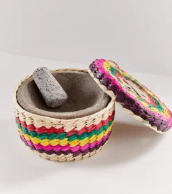 Verve Culture Set mortier, pilon et panier pour tortilla
