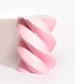 Klevering Table d'appoint marshmallow Rose bonbon
