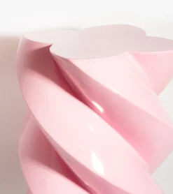 Klevering Table d'appoint marshmallow Rose bonbon