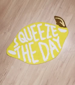 L'expressionist Tapis citron Squeeze the Day