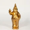 FISURA Tirelire Gnome doré