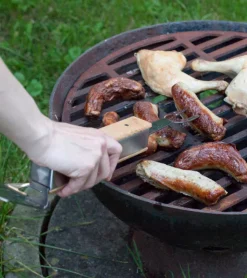 Esschert Ustensile pour barbecue 4 en 1 pliable