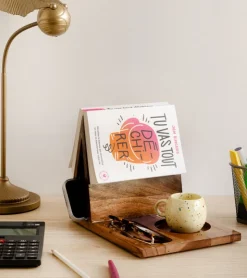 L'expressionist Valet de lecture en bois