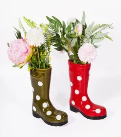 Bitten Vase botte de pluie