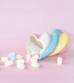 L'expressionist Vase candy Marshmallow