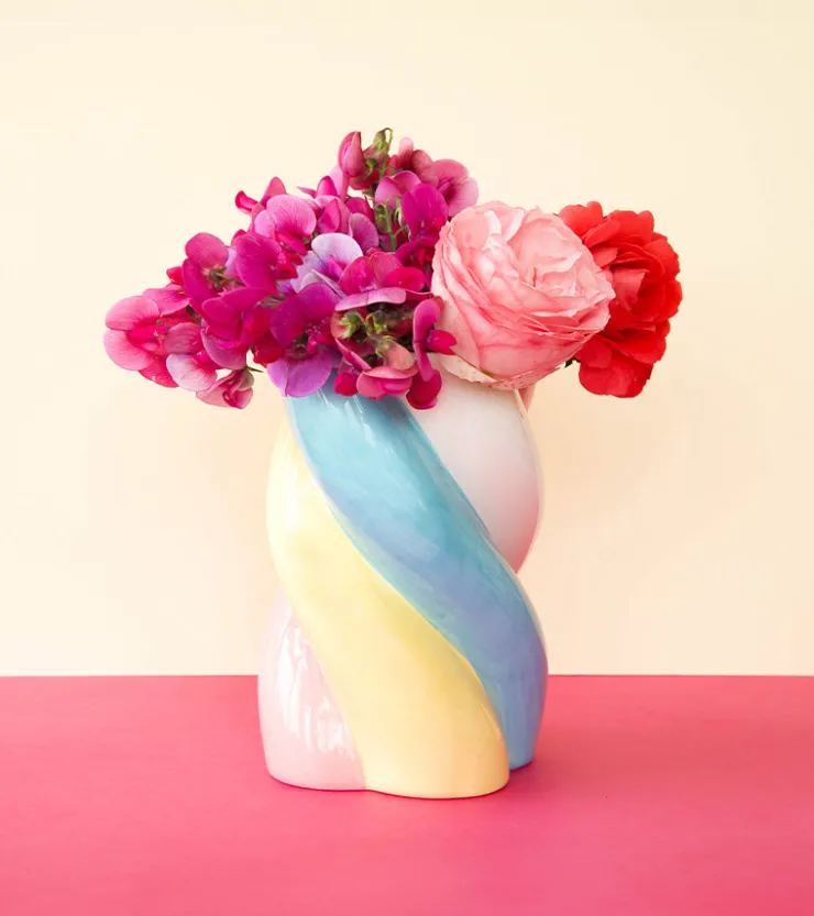 L'expressionist Vase candy Marshmallow
