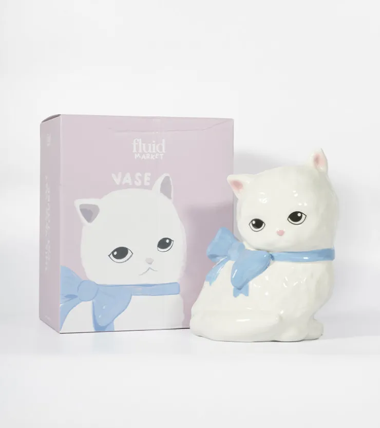 Fluid Vase Cat