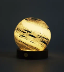Gingko Veilleuse astrale en verre