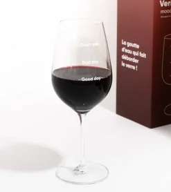 L'avant gardiste Verre à vin pour montrer son humeur